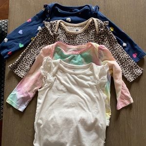 4 gap playtime favorite onesies, 6-12 months
